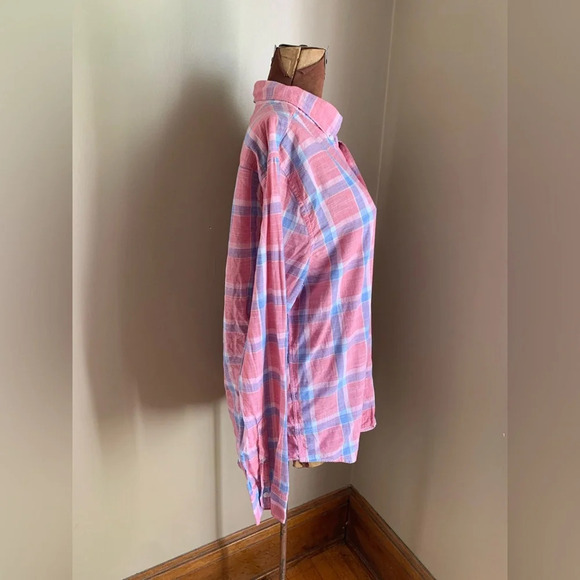 American eagle button down shirt, plaid, long sleeve - Picture 4 of 8